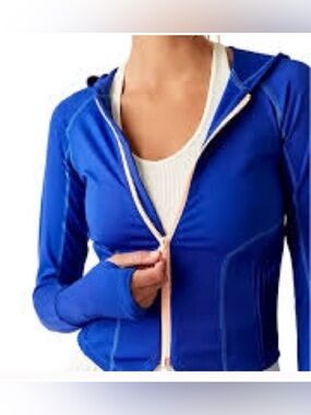 Free People Movement Playin’ For Keeps Hooded Jacket Size XL